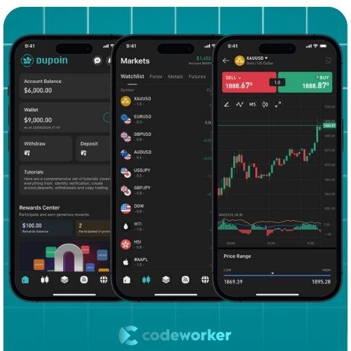 Trading Website & App Source Code